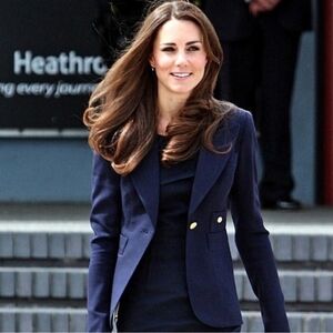 Smythe Midnight Blue Blazer with Ivory Buttons